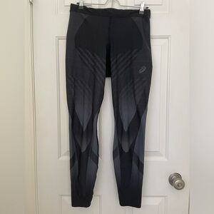 Asics - Men’s - Large - Black Printed Metarun Tight